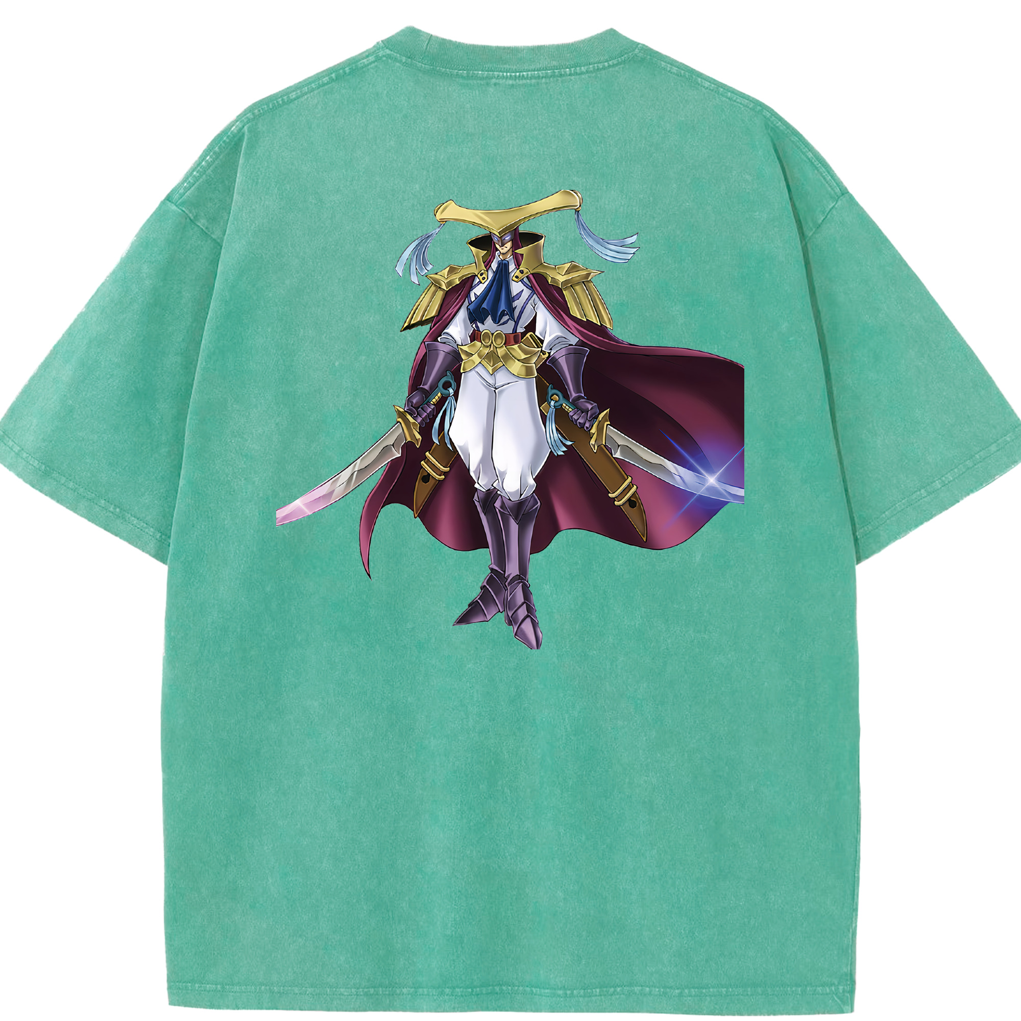 （画像用） 遊☆戯☆王 Yu-Gi-Oh! 綿100% ヴィンテージ風 半袖Tシャツ（背面プリント）